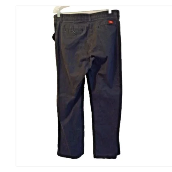 Dickies Women's Pants 16R Black Relaxed Fit Pockets Career Casual - Picture 3 of 13